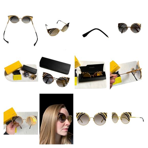 Women's Cat Eye Fendi Sunglasses - Picture 7 of 14